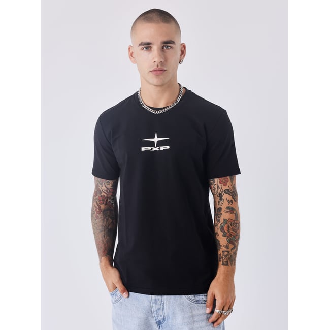 T-shirt fit Essentials noir <span itemprop=