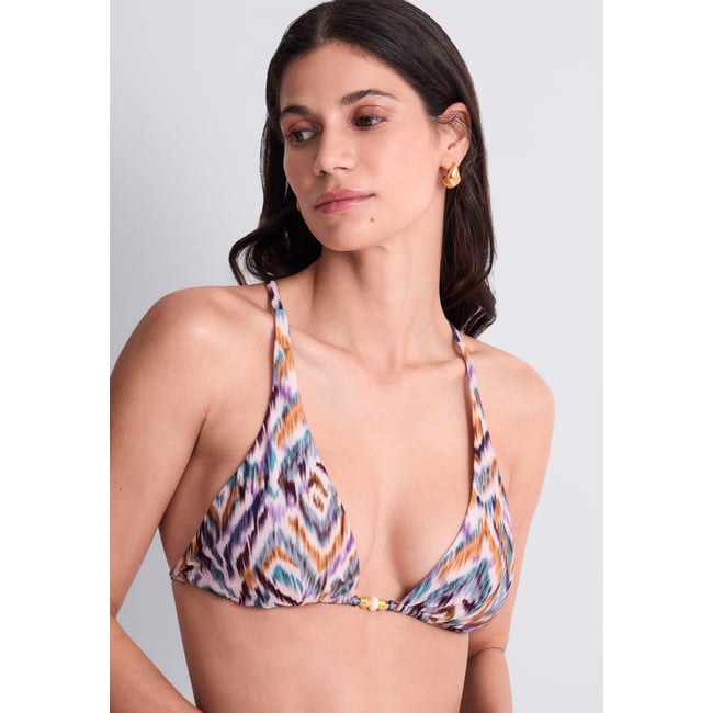 Haut de maillot de bain Triangle Aurora Sands rose <span itemprop=