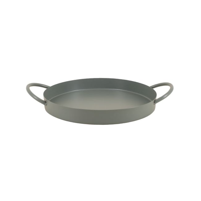 Plateau en métal 2 poignées 25cm - ORNAMI