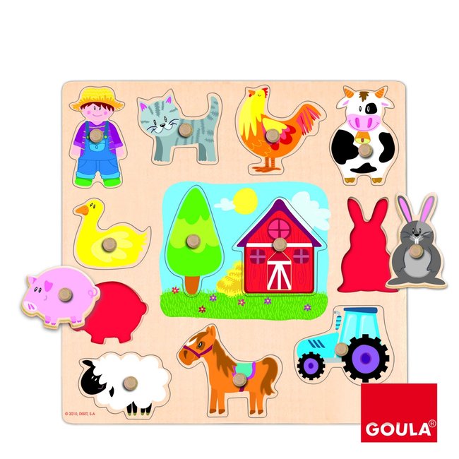 Puzzle Silhouettes Ferme - GOULA