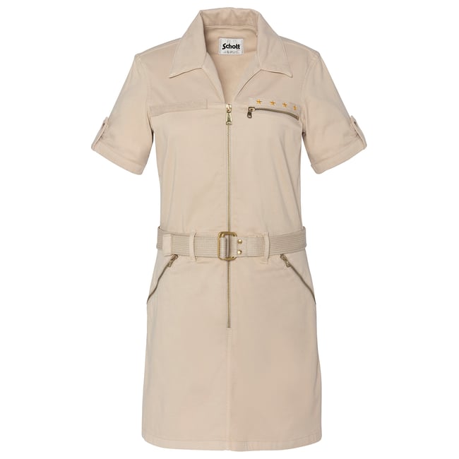 Robe army. vanille <span itemprop=