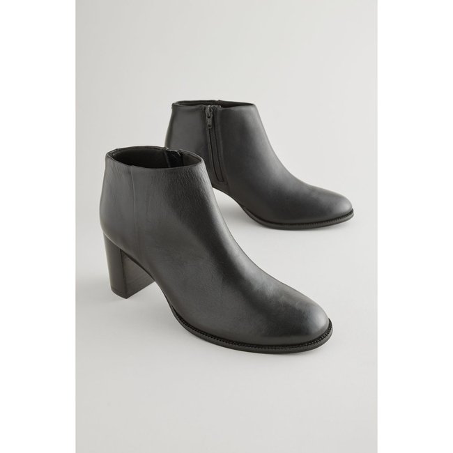 Bottines en amande à talon carré - NEXT