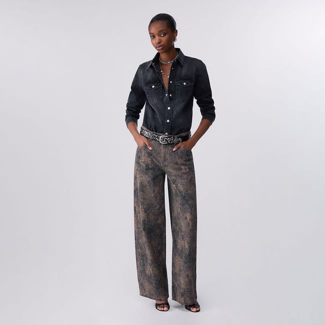 Chemise en denim coupe slim - LIU JO
