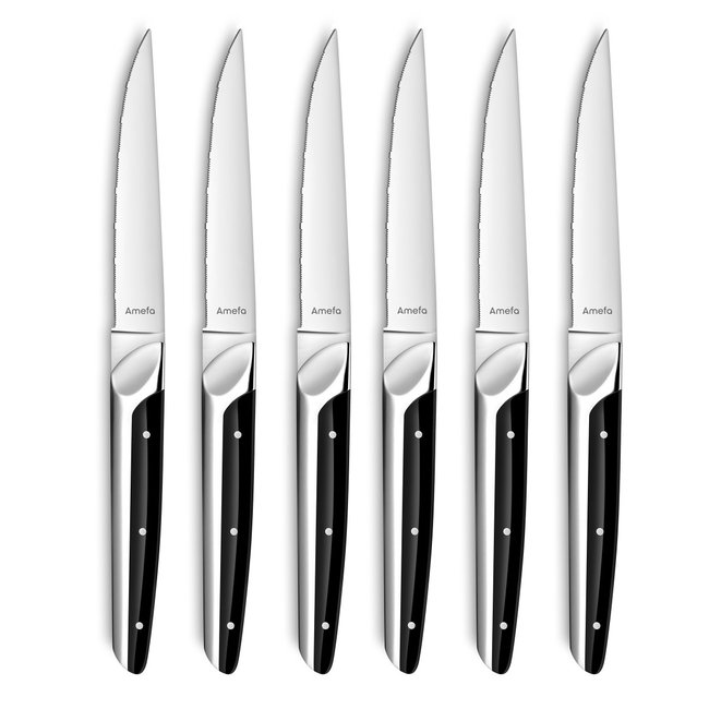 Coffret magnet 6 couteaux steak - EMPEROR - AMEFA