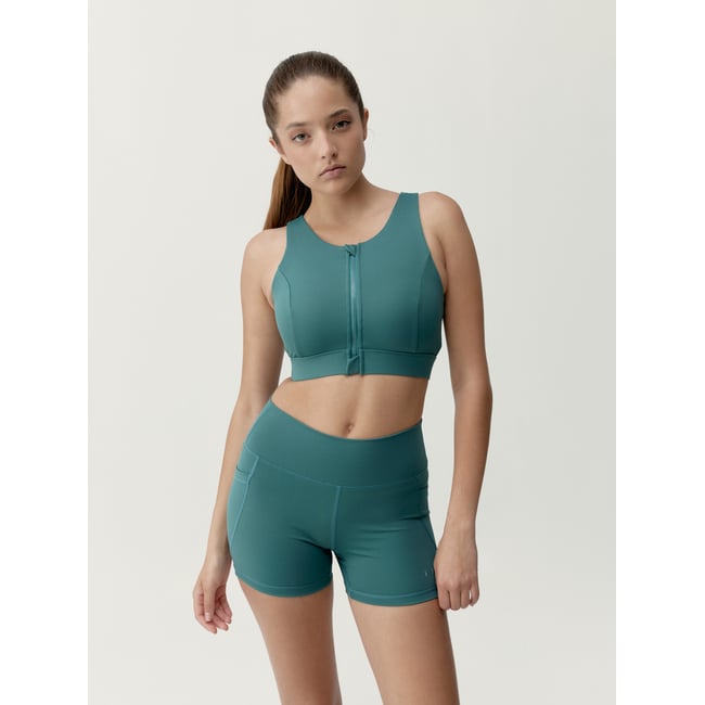 Brassière de sport femme Eider Maintien élevé fermeture éclair - BORN