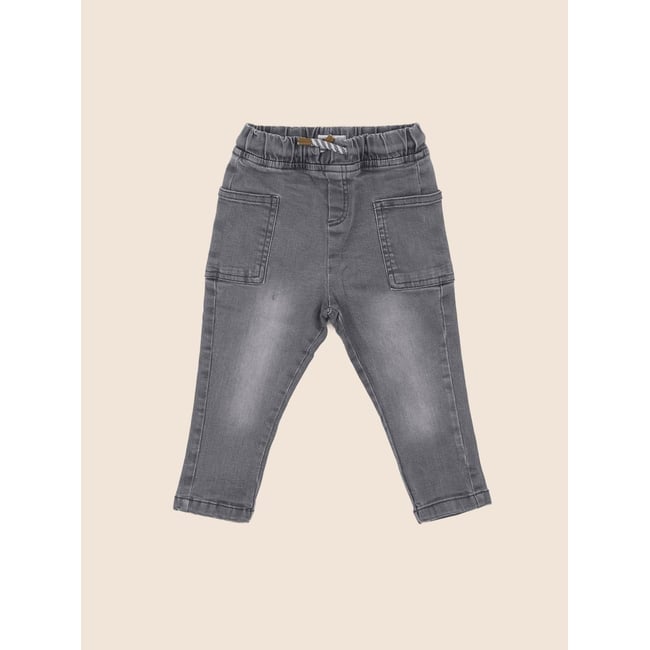 Jean - Bon état gris <span itemprop=