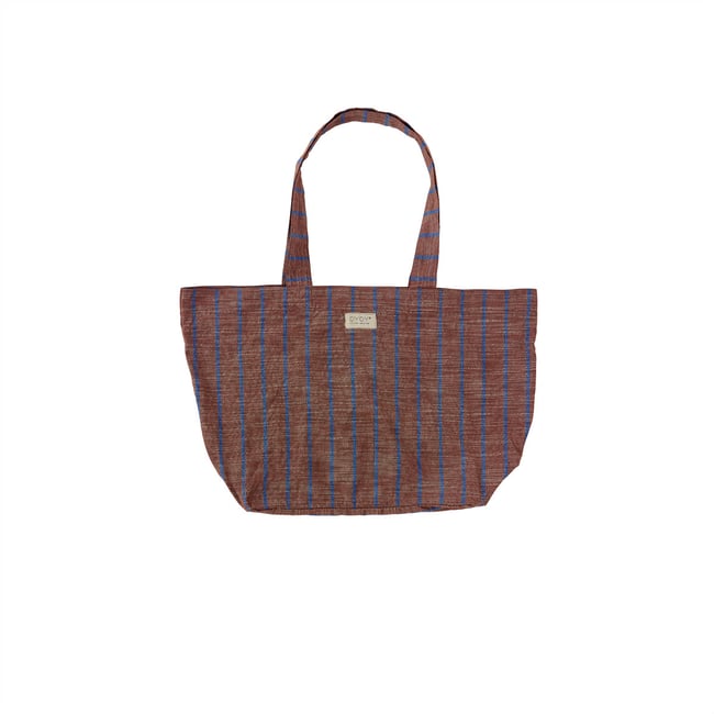 Sac de plage brun Couleur marron <span itemprop=