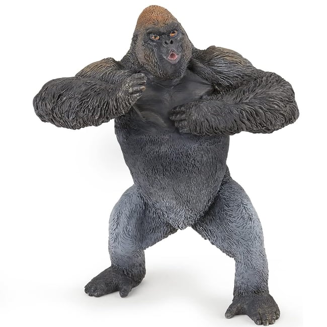 Figurine Gorille des montagnes noir <span itemprop=