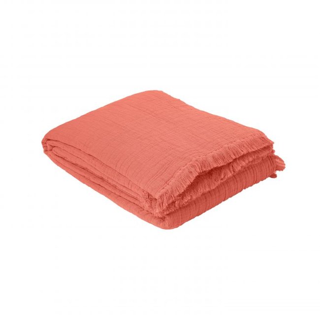 Plaid Gaze de coton BREHAT - TOISON D OR