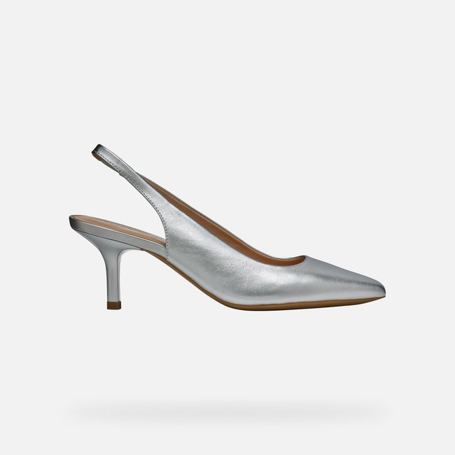 Escarpins  D KLEOPY argent <span itemprop=