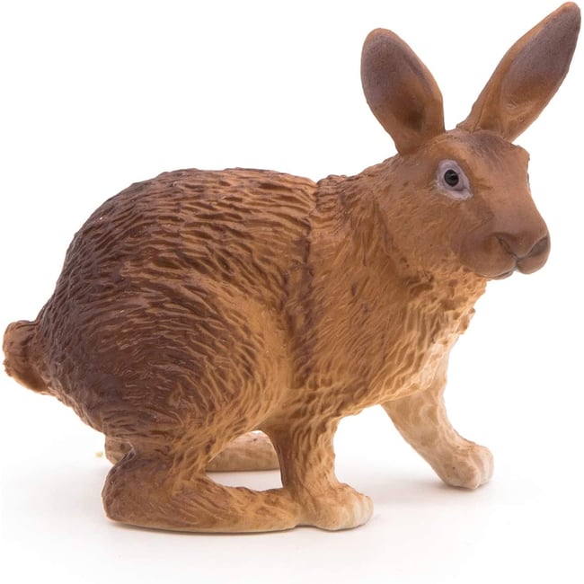 Figurine Lapin marron marron <span itemprop=