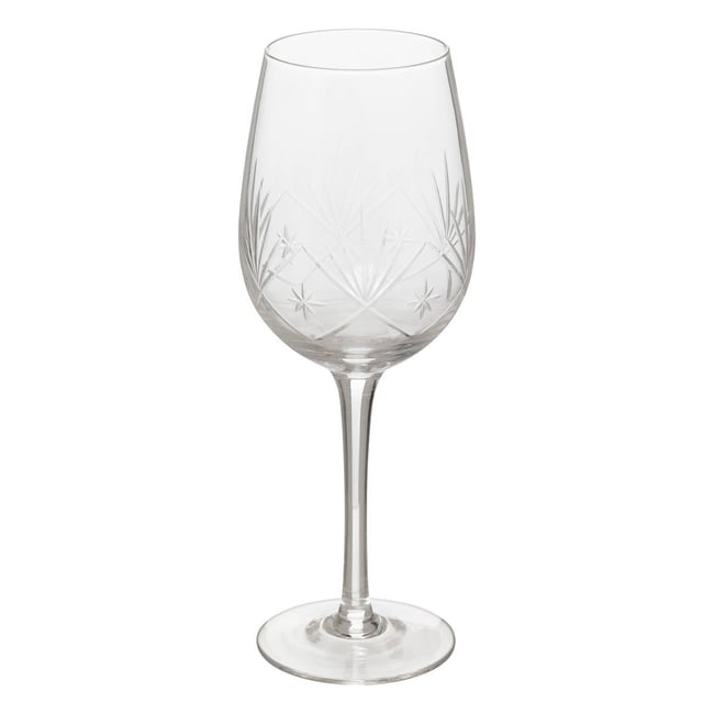 Lot de 6 verres à vin en verre 38 cl VICTORIA Couleur transparent <span itemprop=