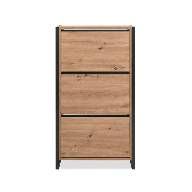 Meuble à chaussures 3 portes abattantes ALVA - PIER IMPORT