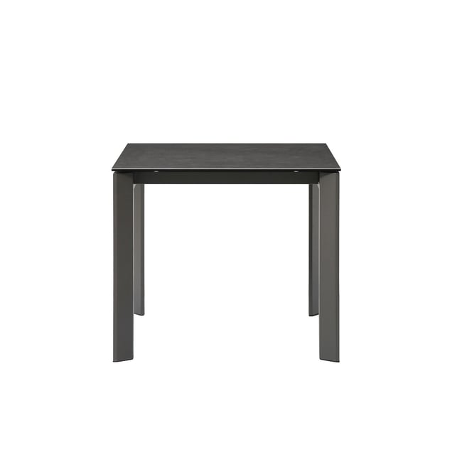 Table repas céramique gris 90 cm avec allonge 60 cm - ZAGO