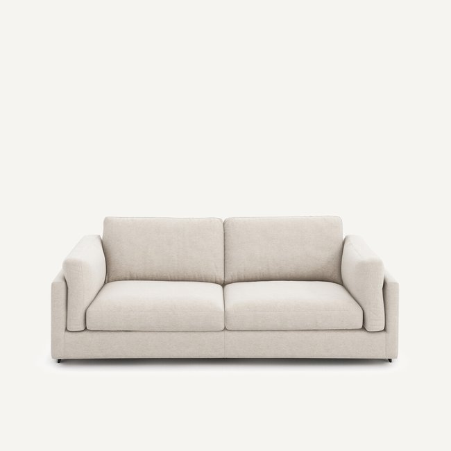 Slaapbank in gemêleerd canvas, CÉSAR <span itemprop=