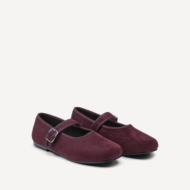 Ballerine in velluto bordeaux  LA REDOUTE COLLECTIONS