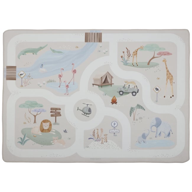 Tapis de jeu et circuit de voitures Couleur beige, multicolore <span itemprop=