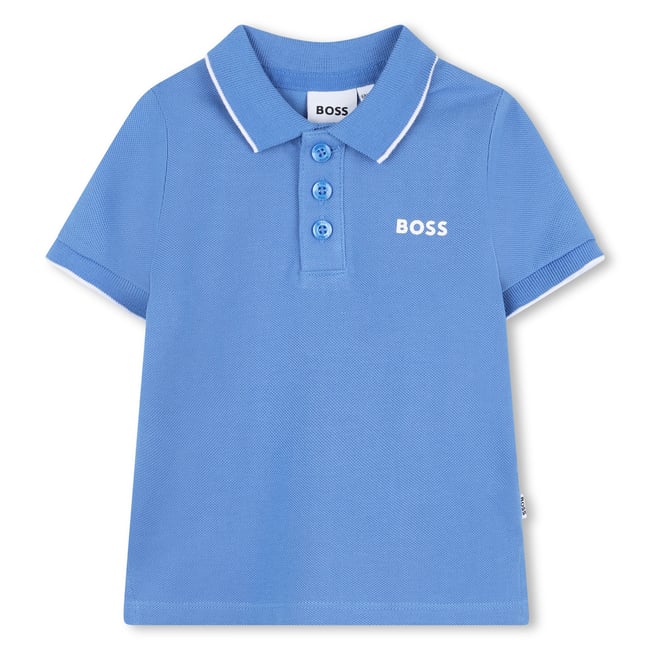Polo à manches courtes girblue <span itemprop=