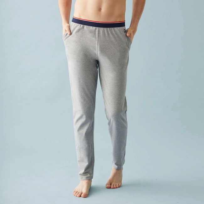 Pantalon de pyjama Toudou gris perle <span itemprop=