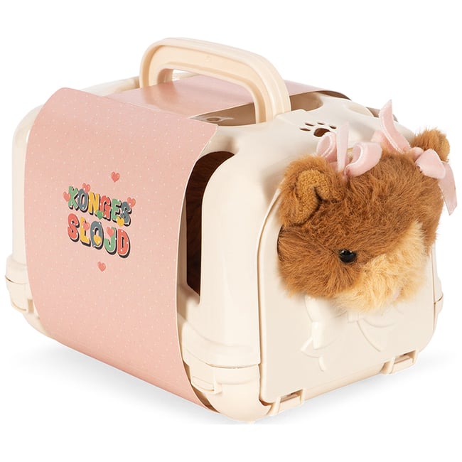 Peluche chat et sa caisse - KONGES SLOJD