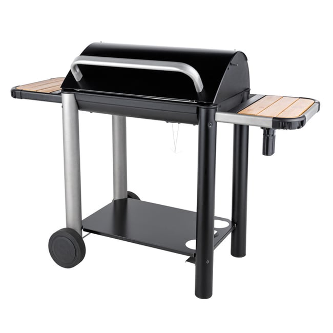 Barbecue au charbon de bois, Vulcano 3000, VULCANO 3000 noir, noir, noir <span itemprop=