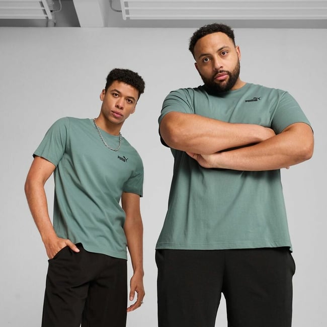 Crew Neck T-Shirt with Short Sleeves, green, PUMA