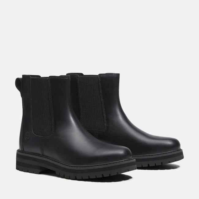 Bottines en cuir, BRITTON DRIVE MID CHELSEA noir <span itemprop=