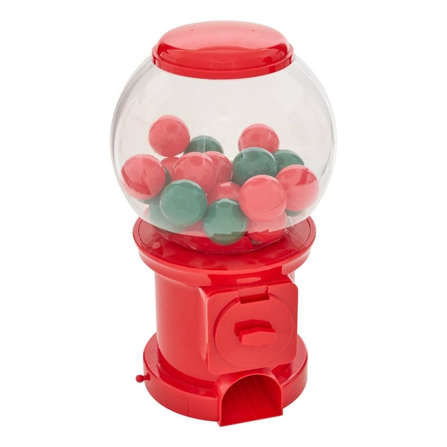 Calendrier de l'Avent 24 boules H. 36 cm Couleur rouge <span itemprop=
