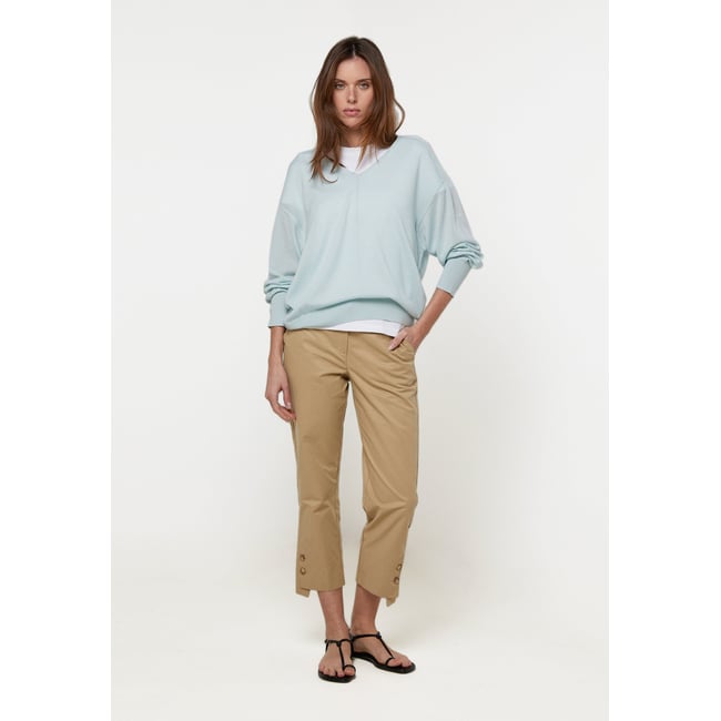 Pull col V oversize en laine - RODIER