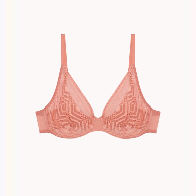 Soutien-gorge emboîtant ONDINE rose <span itemprop=