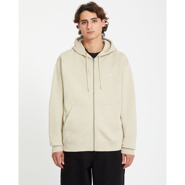 Sweat Zippé SINGLE STONE FULL ZIP light khaki <span itemprop=