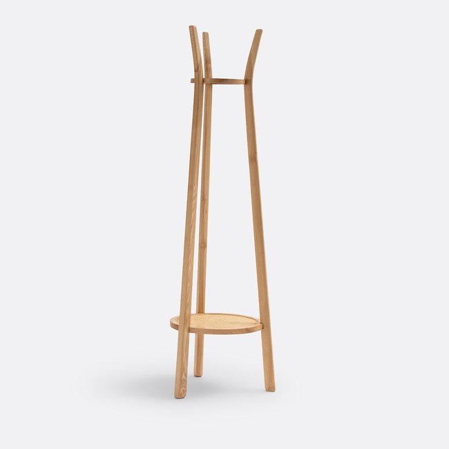 Porte-manteau en frêne, Buisseau Couleur naturel <span itemprop=