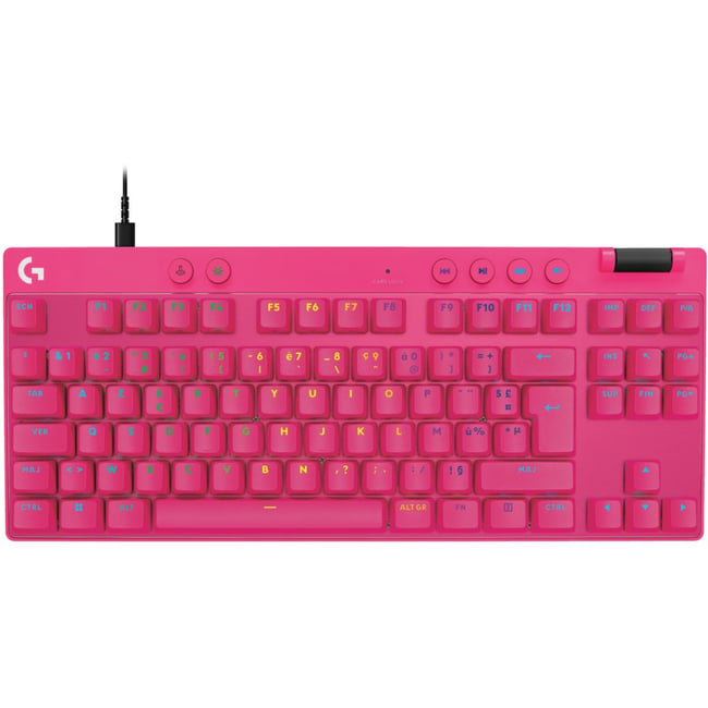 Clavier gamer G Pro X TKL Rapid Magenta - LOGITECH