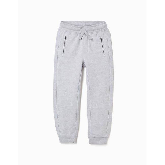 Pantalon Jogpant avec Poches Scellées gris clair <span itemprop=