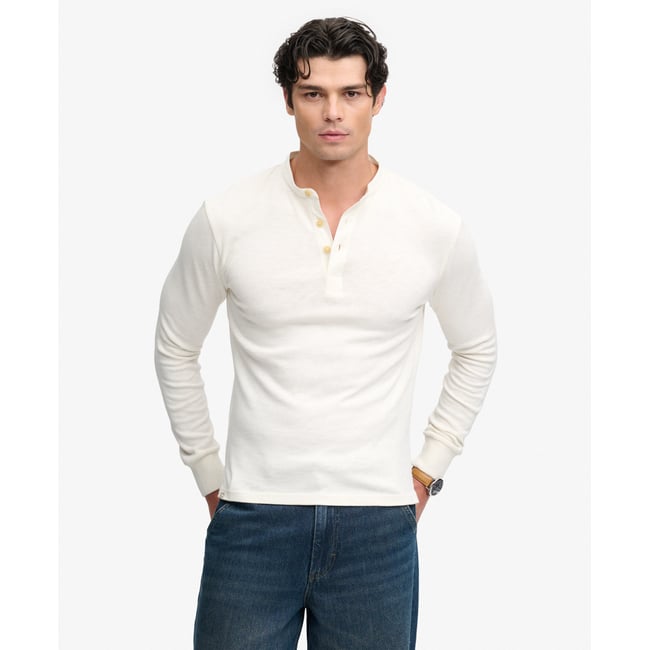 Top Grandad à Patte Coupe Décontractée - SUPERDRY