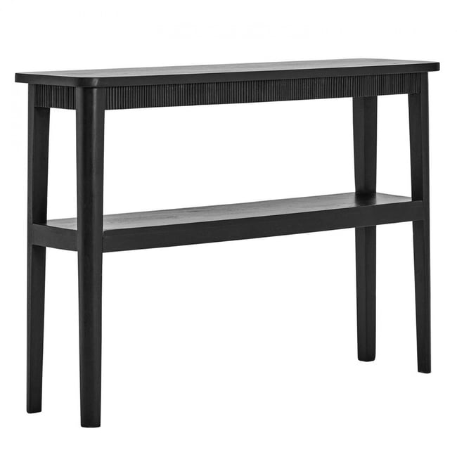 Console en bois de manguier Balance Couleur noir <span itemprop=