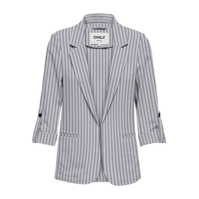 Chaqueta blazer azul/blanco <span itemprop=