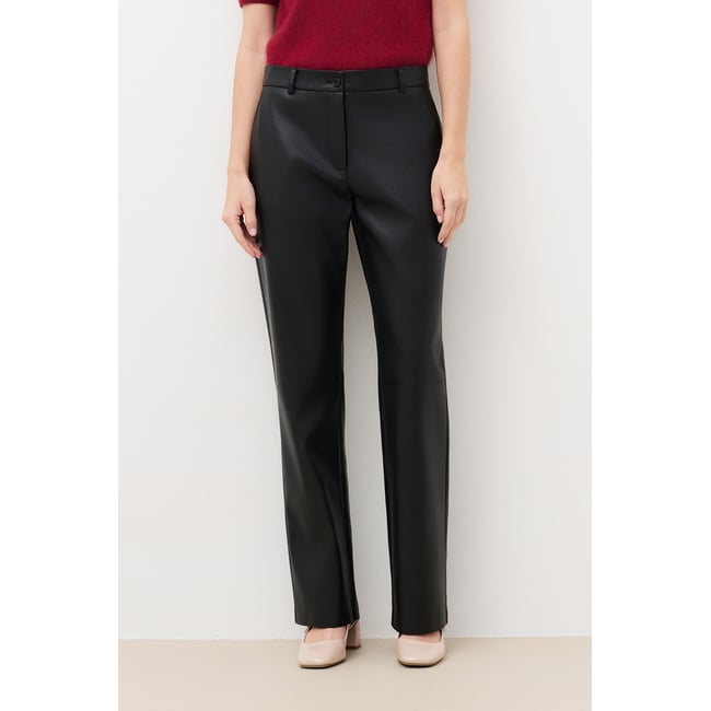 Pantalon droit doublé PHEATHER noir <span itemprop=