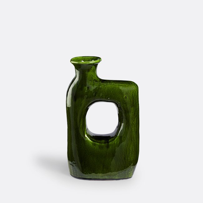 Objeto decorativo Al. 30 cm, Makero verde <span itemprop=
