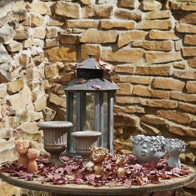 Cache pot enfant Bisous Grand modèle Couleur gris <span itemprop=
