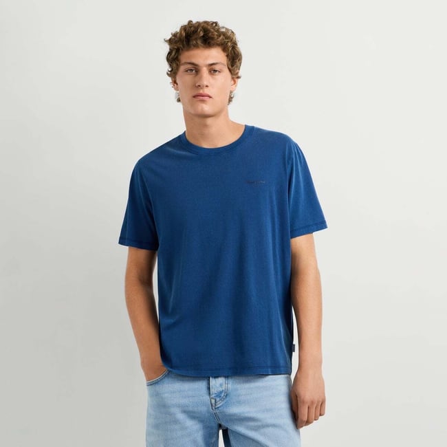 T-shirt manches courtes à petit logo - PEPE JEANS