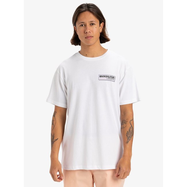 T-shirt a maniche corte Palm Square bianco QUIKSILVER