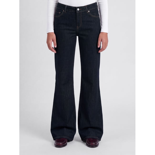 Jean Coupe Évasée blue denim 1 <span itemprop=