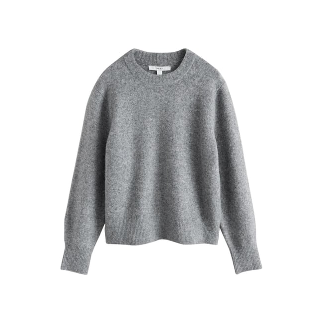 Pull ras du cou en maille à manches longues - NEXT