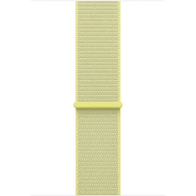 Bracelet 46 mm Boucle Sport jaune fluo jaune <span itemprop=