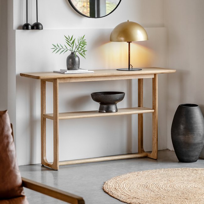 Fallon Oak Console Table, oak, SO'HOME