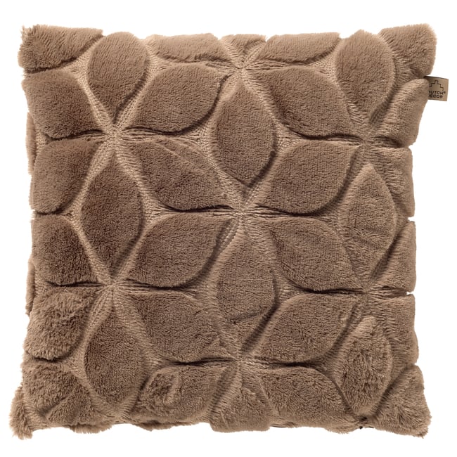 Housse de coussin Quinn taupe <span itemprop=