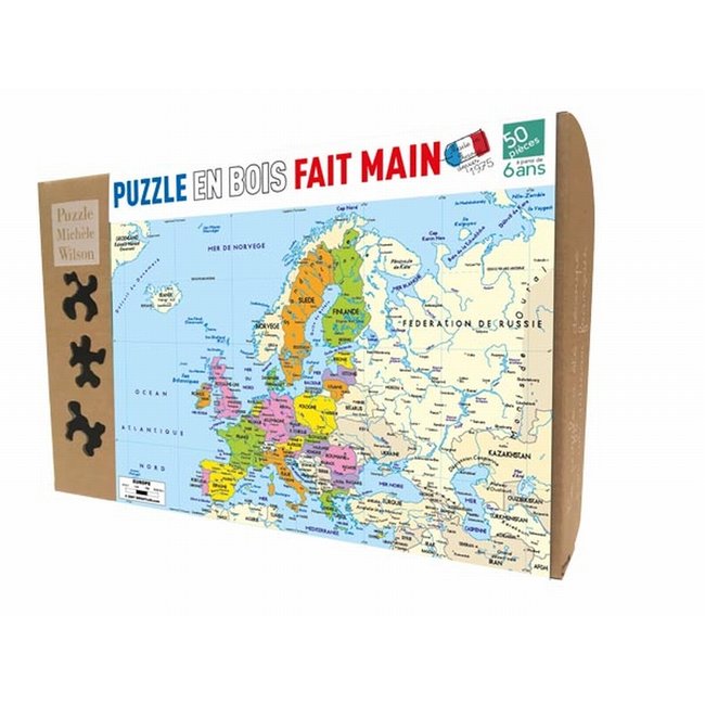 Carte d'Europe - PUZZLE MICHELE WILSON