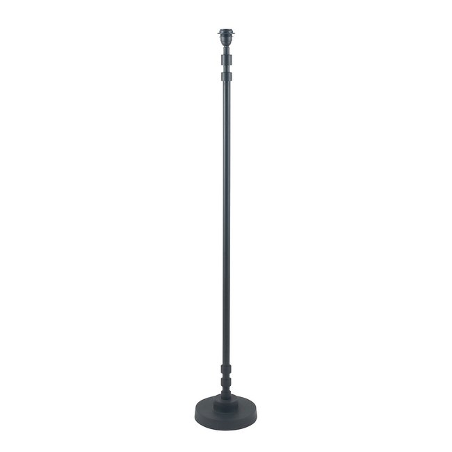 Matt black stick with deep stepped foot floor lamp base black So home La Redoute