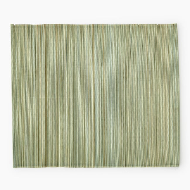 Set de table en bambou képi, 44x33 vert gris <span itemprop=